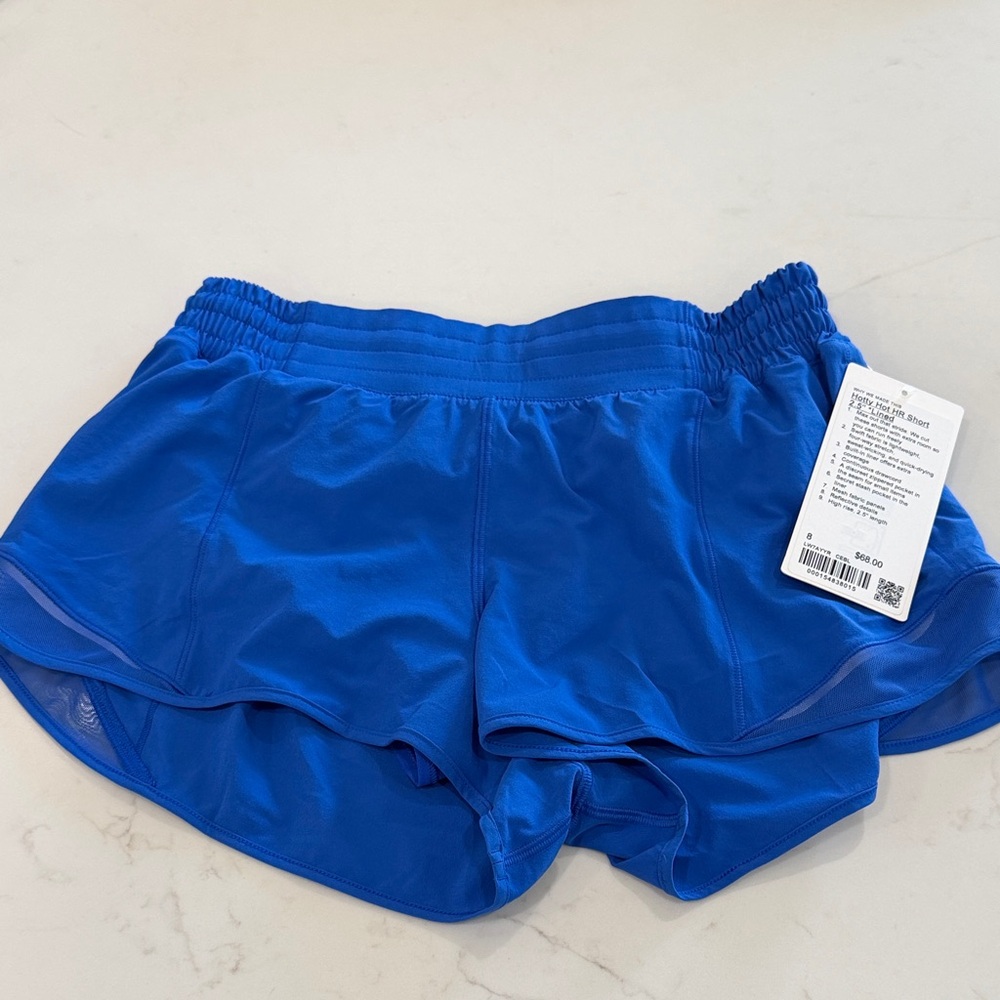 Lululemon Athletica Vibrant Blue Athletic Shorts